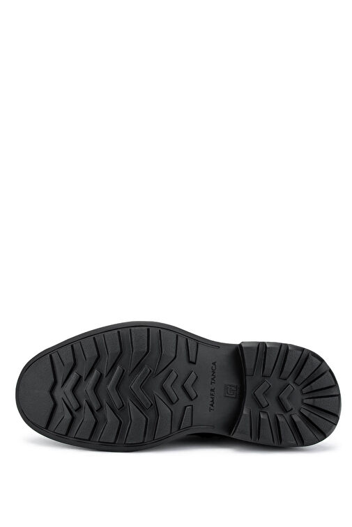 Tamer Tanca Siyah Erkek Deri Günlük Ayakkabı 318 404-04 ERK AYK SK24-25 - Görsel 4