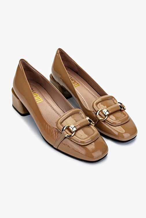 Valmenti Siyah Kadın Rugan Topuklu Ayakkabı 33 7711 BN AYK SK24-25 - Görsel 3