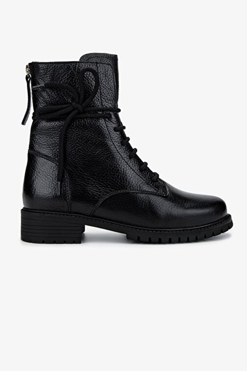 Valmenti Kadın Siyah Floter Topuklu Bot - Görsel 2