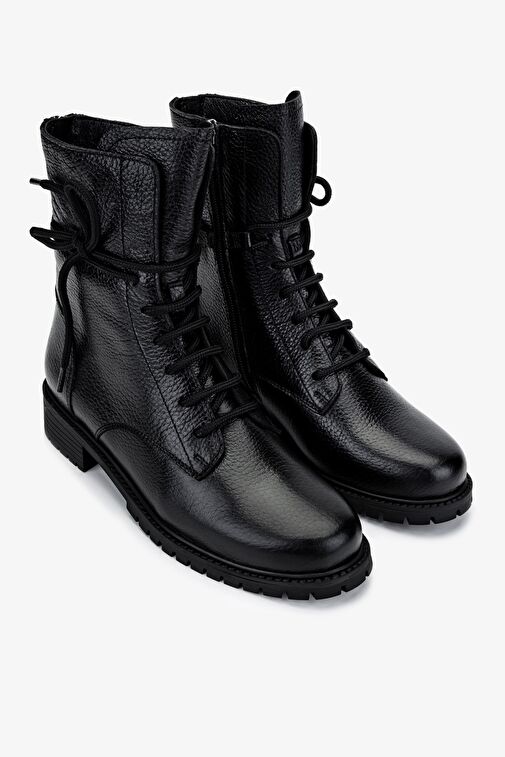 Valmenti Kadın Siyah Floter Topuklu Bot - Görsel 3