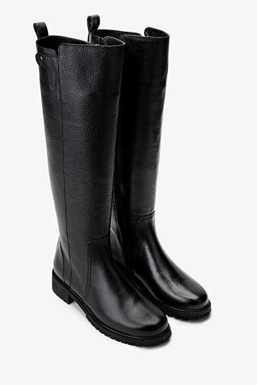 Valmenti Kadın Siyah Floter Casual Çizme - Görsel 3