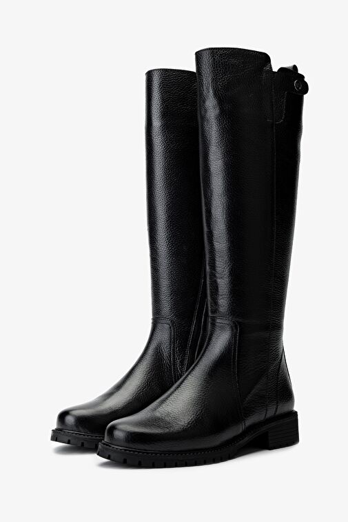 Valmenti Kadın Siyah Floter Casual Çizme - Görsel 5