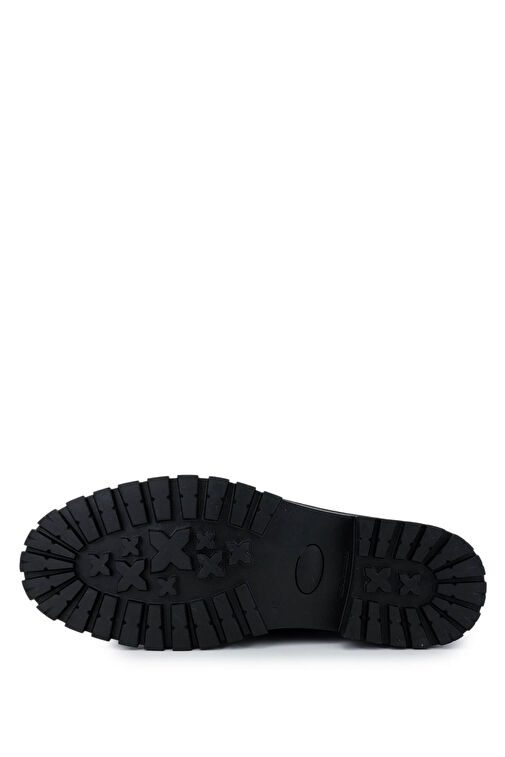 Tamer Tanca Erkek Hakiki Deri Siyah Deri Casual Bot - Görsel 6