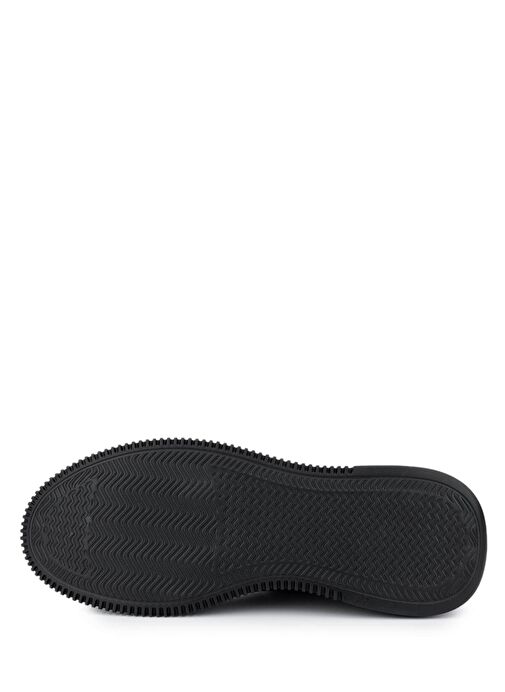 Tamer Tanca Erkek Hakiki Deri Siyah Deri Casual Ayakkabı - Görsel 5