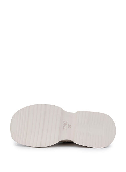 Tamer Tanca Kadın Tekstil/Suni Deri Bej Sneakers & Spor Ayakkabı - Görsel 5