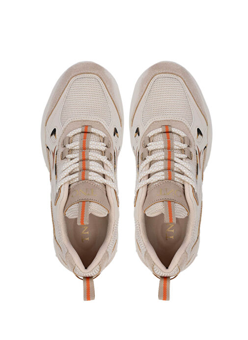 Tamer Tanca Kadın Tekstil/Suni Deri Bej Sneakers & Spor Ayakkabı - Görsel 6