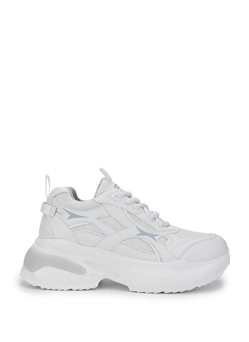 Tamer Tanca Kadın Tekstil/Suni Deri Beyaz Sneakers & Spor Ayakkabı - Görsel 2