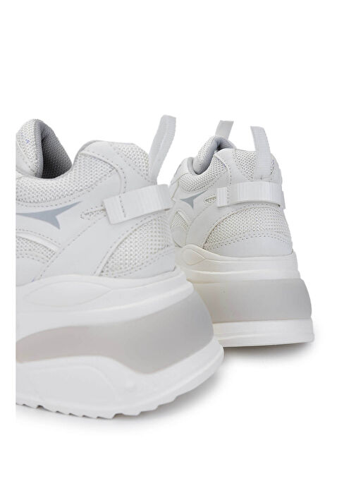 Tamer Tanca Kadın Tekstil/Suni Deri Beyaz Sneakers & Spor Ayakkabı - Görsel 5