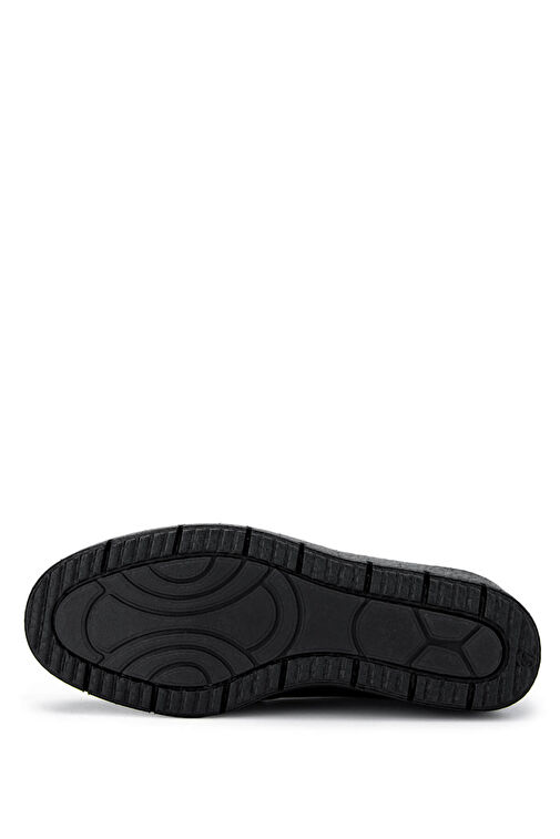 Tamer Tanca Siyah Kadın Deri Günlük Ayakkabı 1095 BB0112 BN AYK SK24-25 - Görsel 4