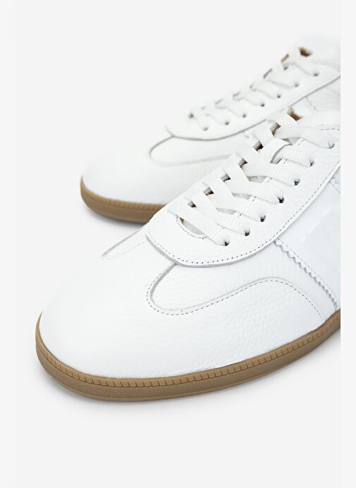 Valmenti Erkek Hakiki Deri Beyaz Sneakers & Spor Ayakkabı - Görsel 4