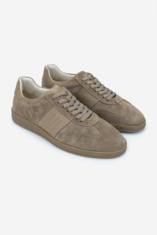 Valmenti Bej Erkek Süet Sneaker 1093 2267 ERK AYK SK24-25 - Görsel 3