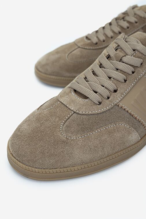 Valmenti Bej Erkek Süet Sneaker 1093 2267 ERK AYK SK24-25 - Görsel 4
