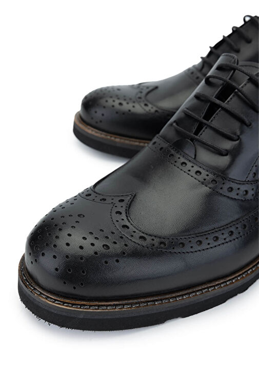 Tamer Tanca Kahverengi Erkek Deri Klasik Ayakkabı 478 B400 ERK AYK SK24-25 - Görsel 4