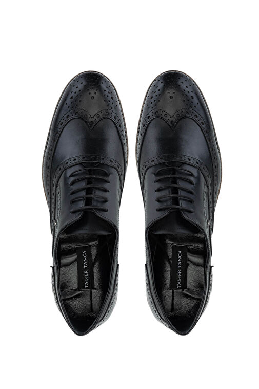 Tamer Tanca Kahverengi Erkek Deri Klasik Ayakkabı 478 B400 ERK AYK SK24-25 - Görsel 6