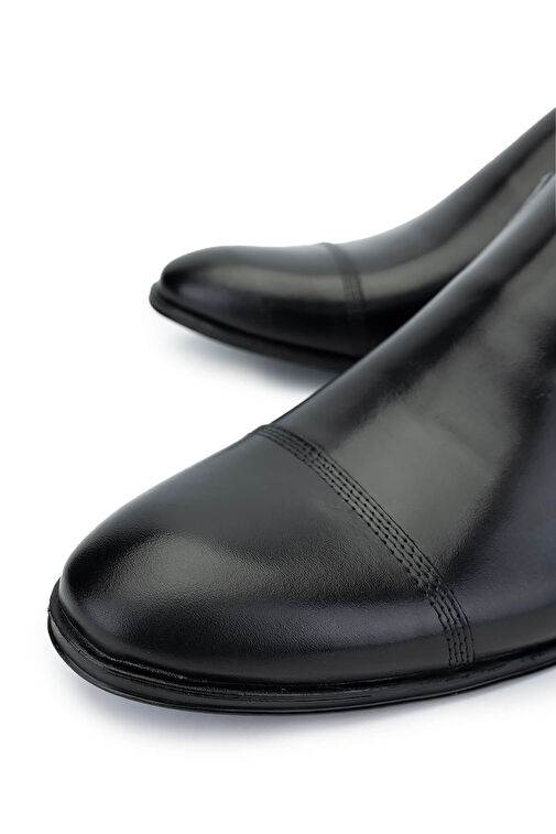 Tamer Tanca Siyah Erkek Deri Klasik Ayakkabı 478 L14875 ERK AYK SK24-25 - Görsel 4