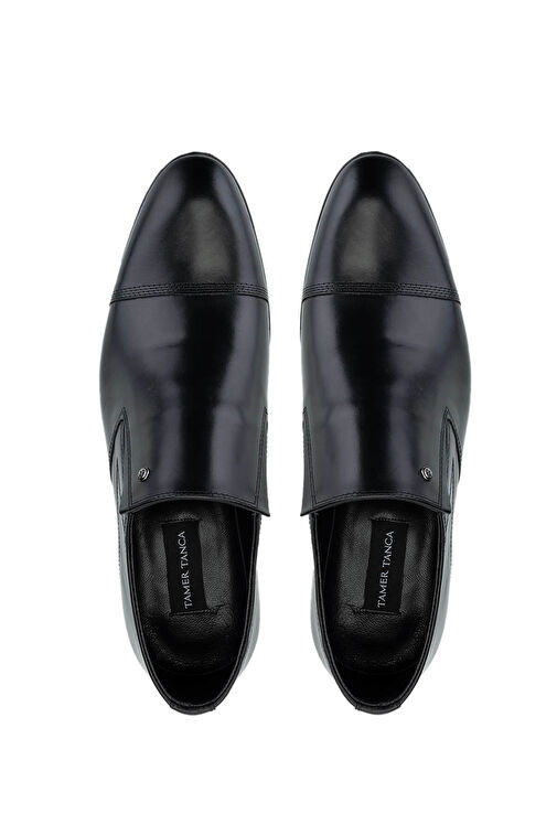 Tamer Tanca Siyah Erkek Deri Klasik Ayakkabı 478 L14875 ERK AYK SK24-25 - Görsel 6