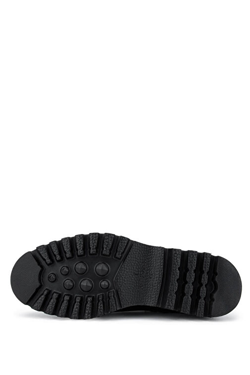 Tamer Tanca Erkek Hakiki Deri Siyah Klasik Bot - Görsel 4