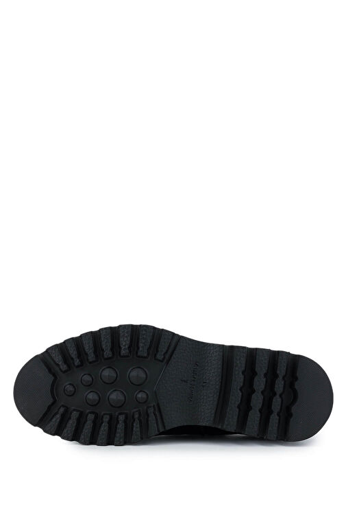 Tamer Tanca Erkek Hakiki Deri Siyah Klasik Bot - Görsel 7