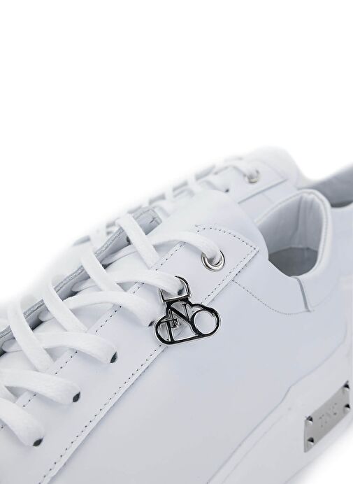 Tamer Tanca Erkek Hakiki Deri Beyaz Sneakers & Spor Ayakkabı - Görsel 7