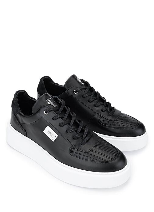 Tamer Tanca Tamer Tanca Erkek Hakiki Deri Siyah Sneakers & Spor Ayakkabı | Boyner Siyah - 3. görsel