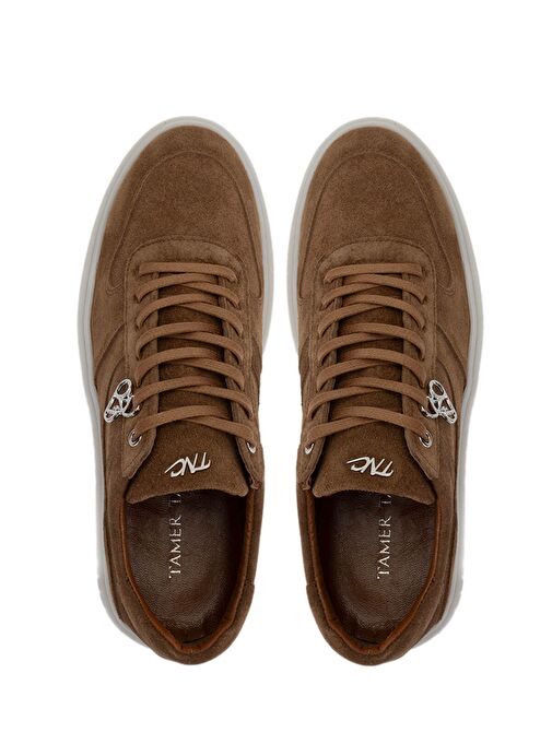 Tamer Tanca Erkek Hakiki Deri Toprak Süet Sneakers & Spor Ayakkabı - Görsel 6