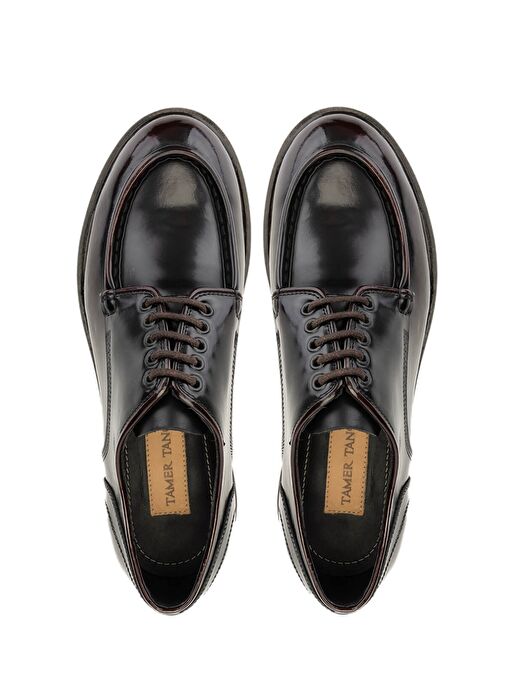 Tamer Tanca Erkek Hakiki Deri Bordo Casual Ayakkabı - Görsel 6