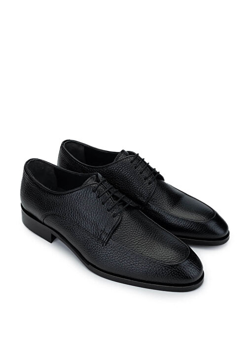 Tamer Tanca Erkek Hakiki Deri Siyah Klasik Ayakkabı - Görsel 3