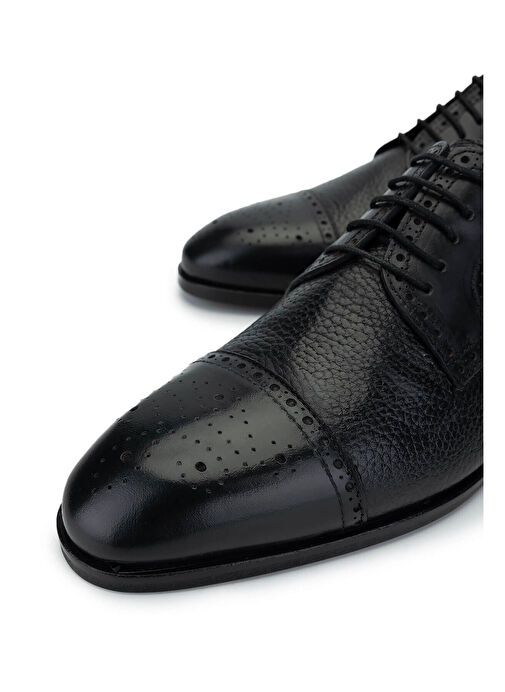 Tamer Tanca Kahverengi Erkek Deri Klasik Ayakkabı 1097 626 ERK AYK SK24-25 - Görsel 4