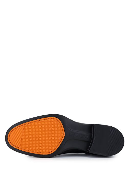 Tamer Tanca Erkek Hakiki Deri Siyah Deri Klasik Ayakkabı - Görsel 5