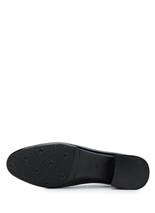 Tamer Tanca Kadın Hakiki Deri Siyah Rugan Topuklu Ayakkabı - Görsel 5