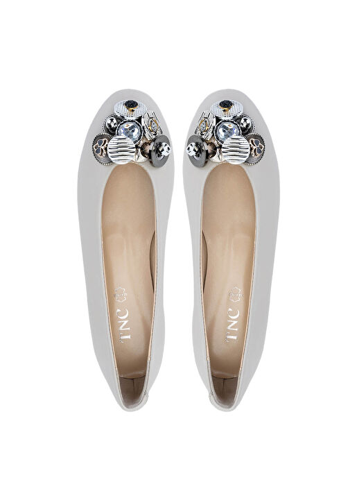 Tamer Tanca Kadın Hakiki Deri Vizon Babet Ayakkabı - Görsel 6