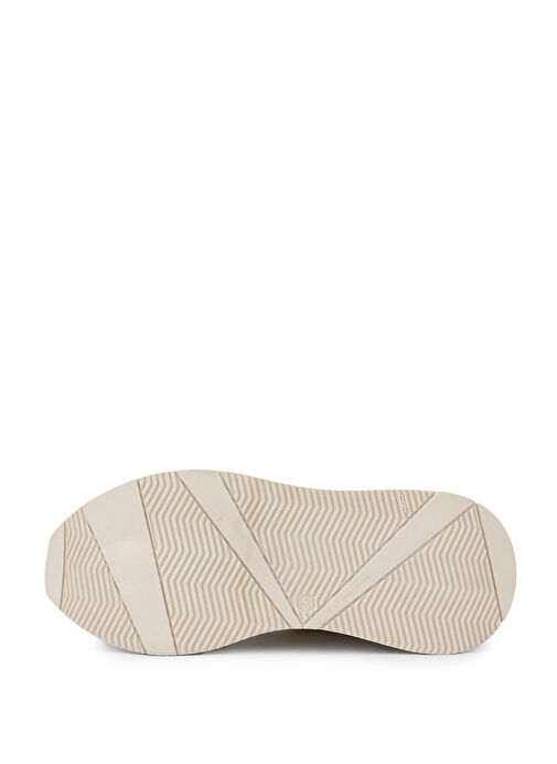 Tamer Tanca Kadın Hakiki Deri Bej Rugan Sneakers & Spor Ayakkabı - Görsel 5