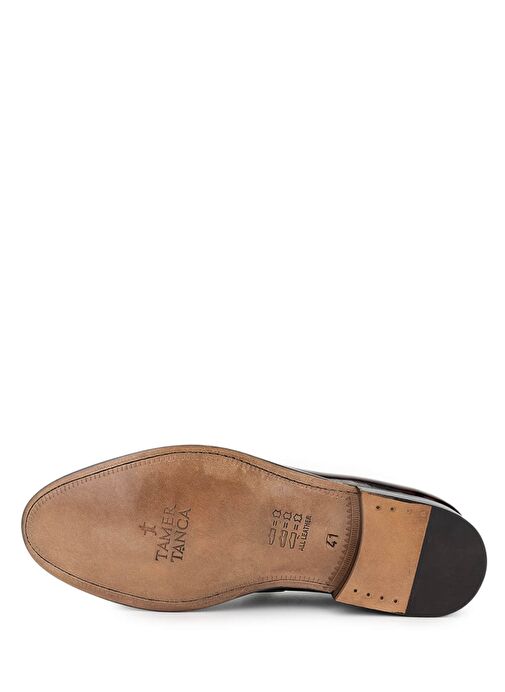 Tamer Tanca Erkek Hakiki Deri Bordo Klasik Ayakkabı - Görsel 5