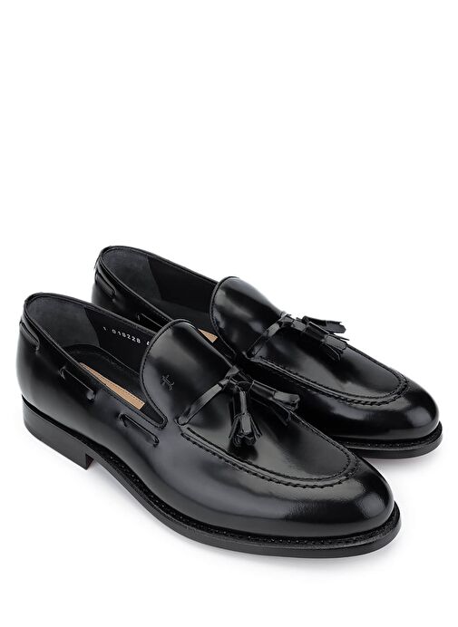 Tamer Tanca Erkek Hakiki Deri Siyah Açma Klasik Ayakkabı - Görsel 3