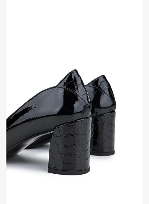 Relax Anatomic Kadın Hakiki Deri Siyah Comfort Ayakkabı - Görsel 5