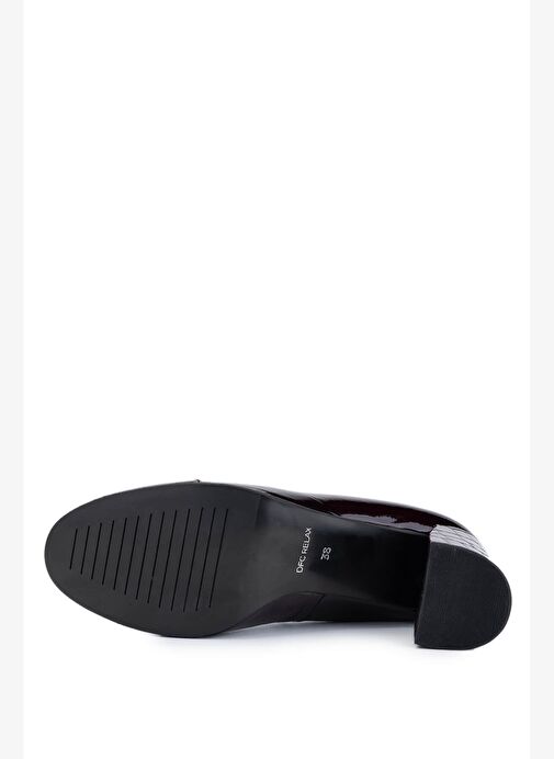 Relax Anatomic Kadın Hakiki Deri Bordo Comfort Ayakkabı - Görsel 5