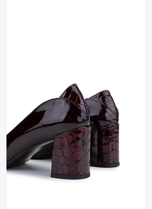 Relax Anatomic Kadın Hakiki Deri Bordo Comfort Ayakkabı - Görsel 6