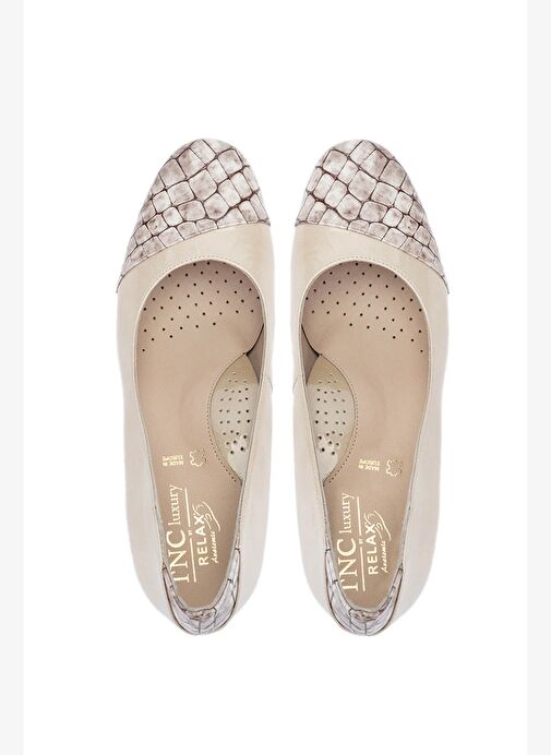 Relax Anatomic Kadın Hakiki Deri Vizon Comfort Ayakkabı - Görsel 7