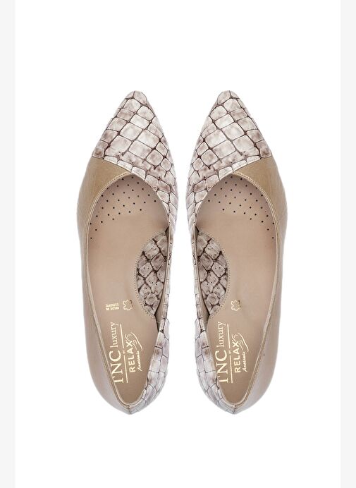 Relax Anatomic Kadın Hakiki Deri Vizon Comfort Ayakkabı - Görsel 7