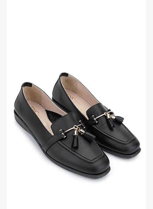 Relax Anatomic Kadın Hakiki Deri Siyah Comfort Ayakkabı - Görsel 3