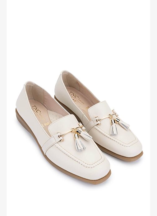 Relax Anatomic Kadın Hakiki Deri Krem Comfort Ayakkabı - Görsel 3