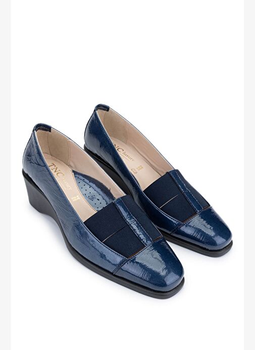 Relax Anatomic Kadın Hakiki Deri Mavi Comfort Ayakkabı - Görsel 3