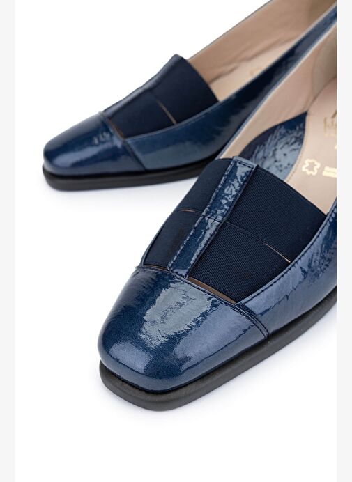 Relax Anatomic Kadın Hakiki Deri Mavi Comfort Ayakkabı - Görsel 4