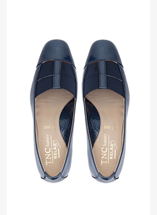 Relax Anatomic Kadın Hakiki Deri Mavi Comfort Ayakkabı - Görsel 7