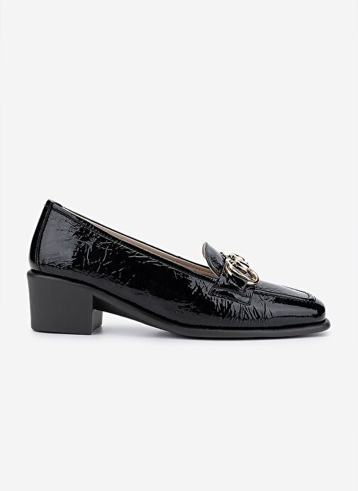 Valmenti Kadın Hakiki Deri Siyah Comfort Ayakkabı - Görsel 2