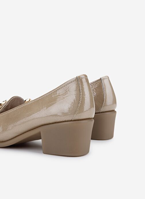 Valmenti Kadın Vizon Hakiki Deri Comfort Ayakkabı - Görsel 5