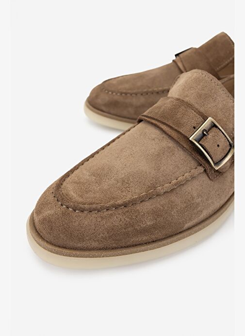 Valmenti Erkek Hakiki Deri Kahverengi Loafer Ayakkabı - Görsel 4