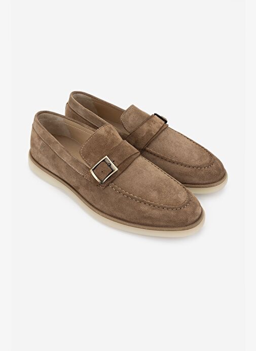 Valmenti Erkek Hakiki Deri Kahverengi Loafer Ayakkabı - Görsel 3