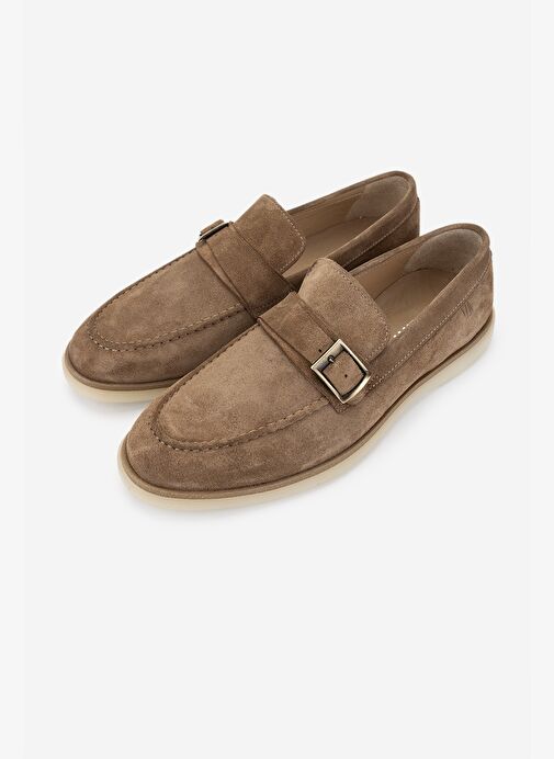 Valmenti Erkek Hakiki Deri Kahverengi Loafer Ayakkabı - Görsel 6