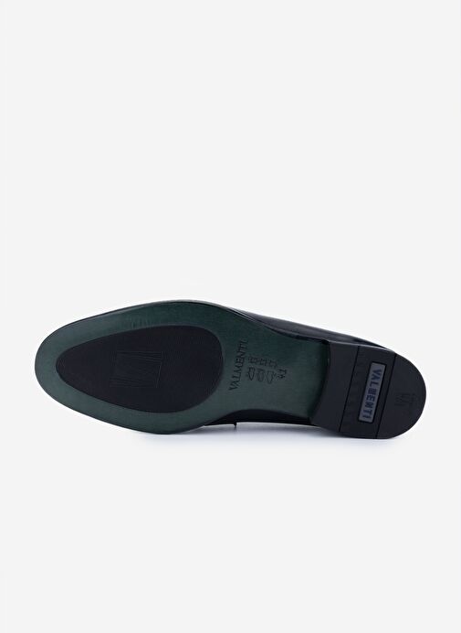 Valmenti Erkek Hakiki Deri Lacivert Klasik Ayakkabı - Görsel 5